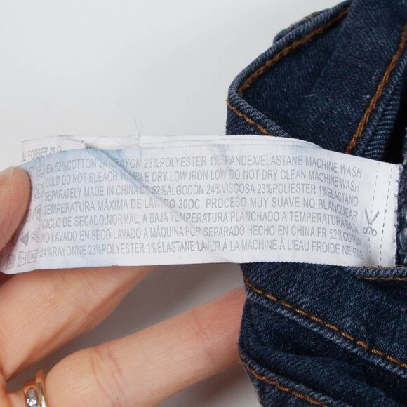 Forever 21 Dark Wash Skinny Denim‎ Jeans Size 26 - Picture 7 of 7